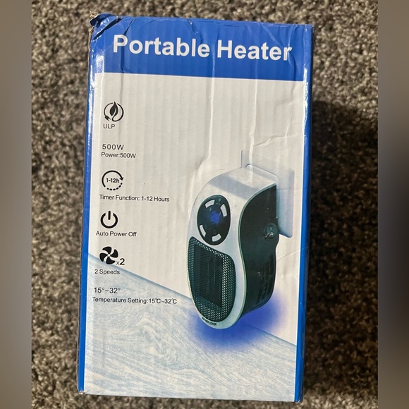 NEW Wall Plugin Potable Heater with remote control - Picture 6 of 12